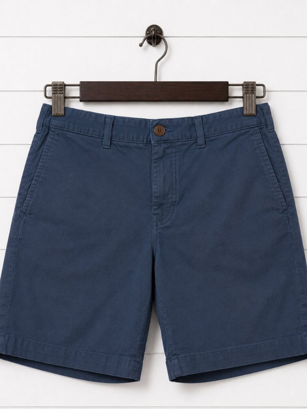 J.Crew Chino Shorts Men's 30 Blue 9" Inseam Cotton Preppy Classic Casual
